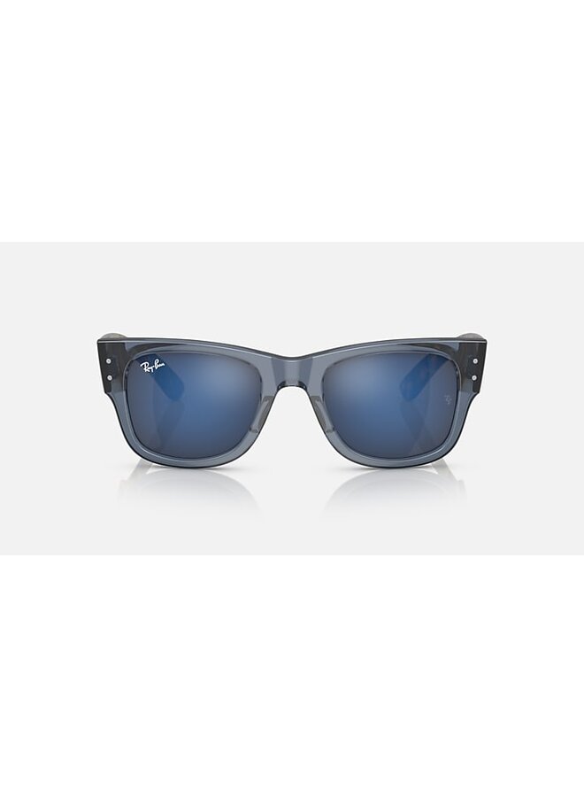 Mega Wayfarer Transparent Dark Blue  w/ Clear Gradi ORB0840