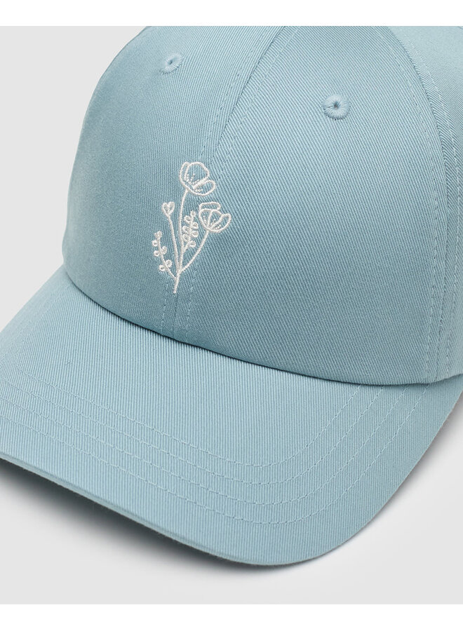 Daisy Embroidery Peak Hat