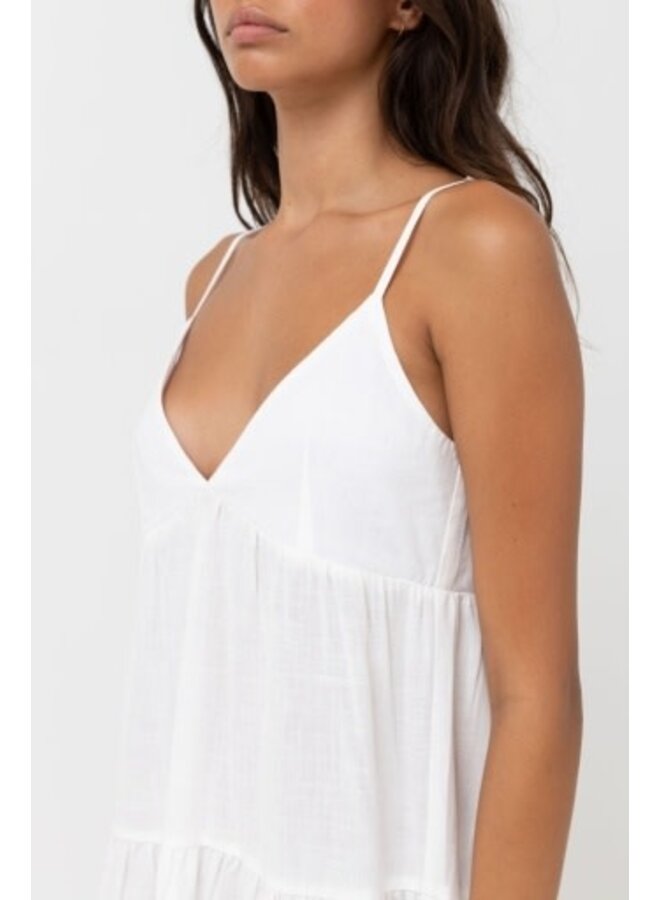 classic tiered mini dress