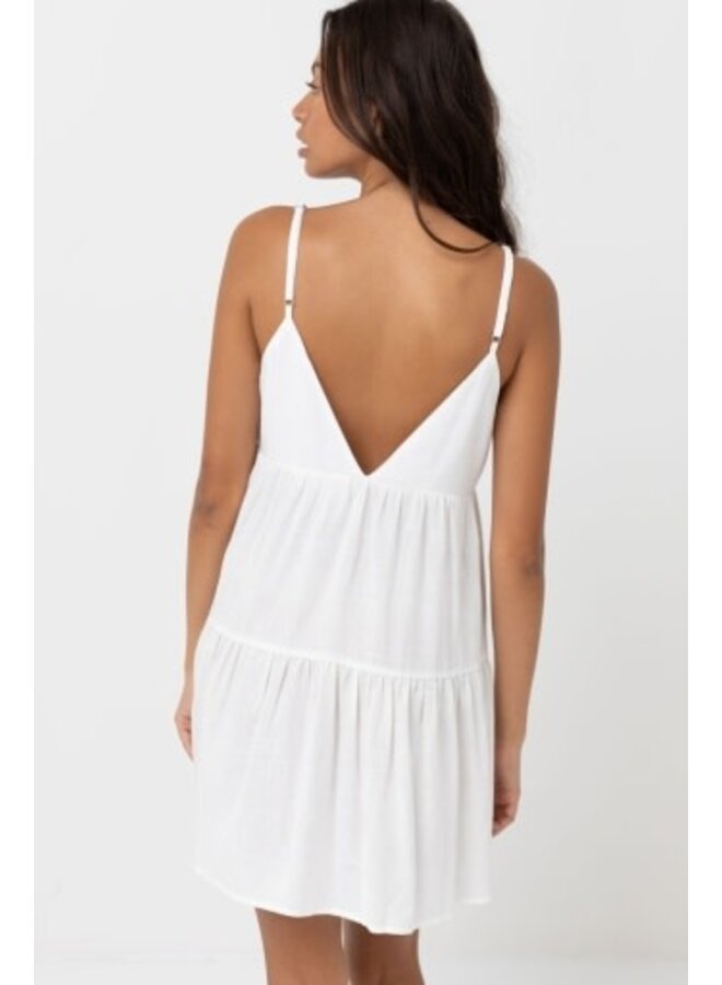 classic tiered mini dress