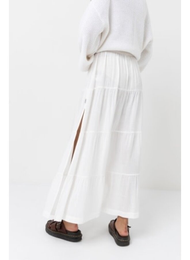 classic tiered maxi skirt