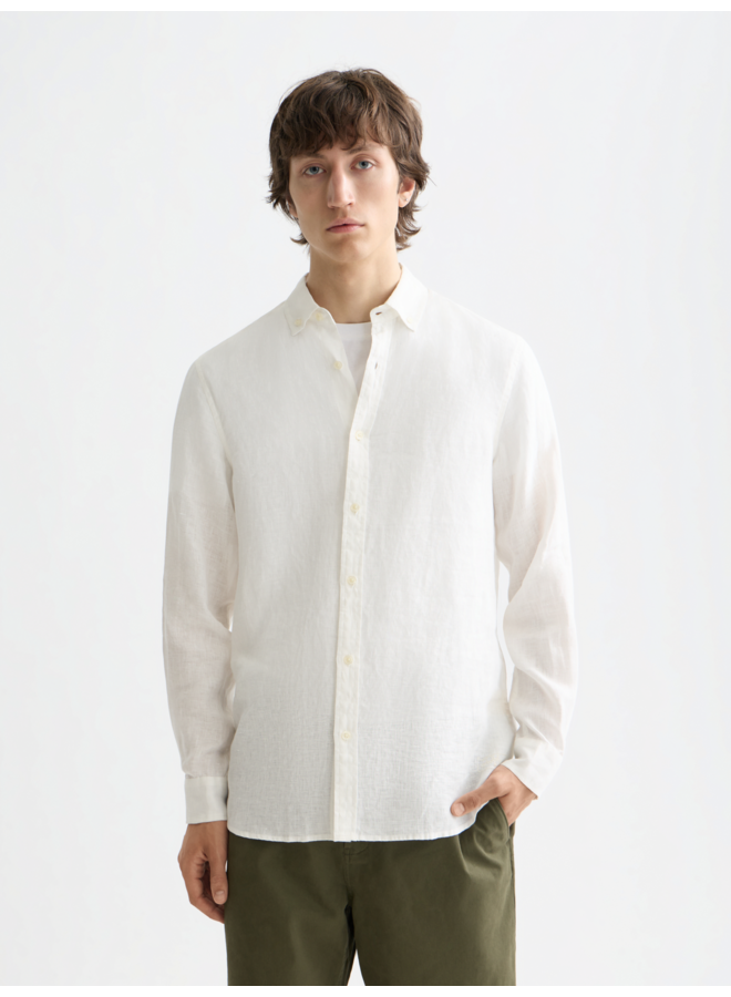 Linen Shirt Long sleeve Button Down