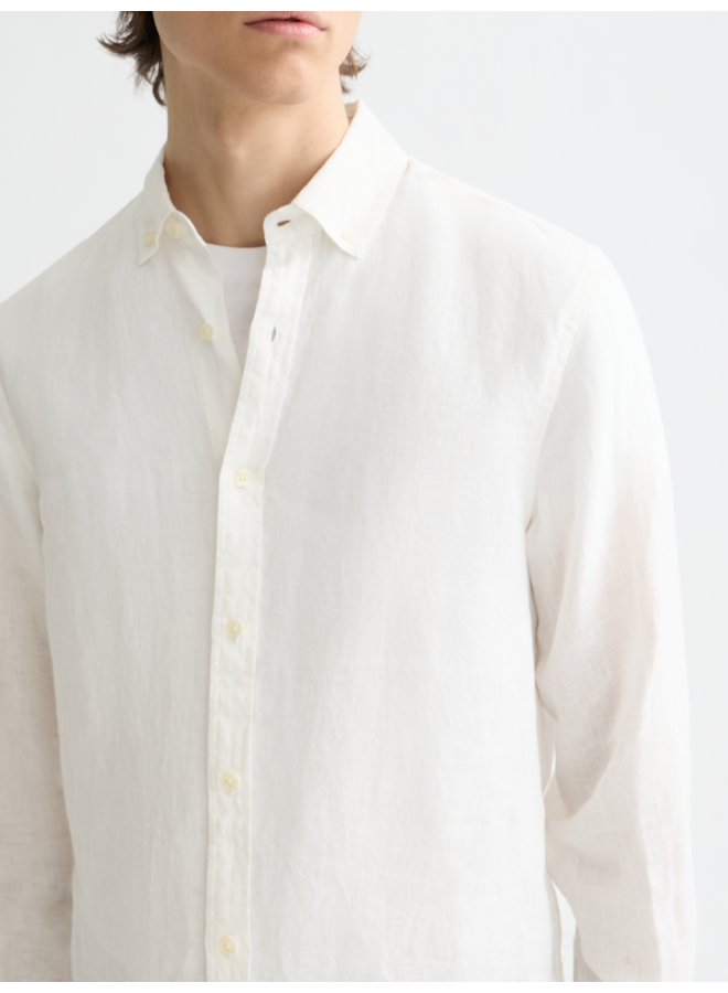 Linen Shirt Long sleeve Button Down
