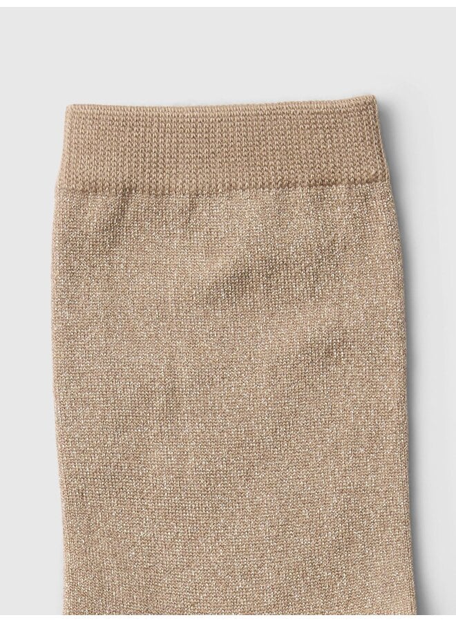 Knitted Glitter Socks Pure Cashmere