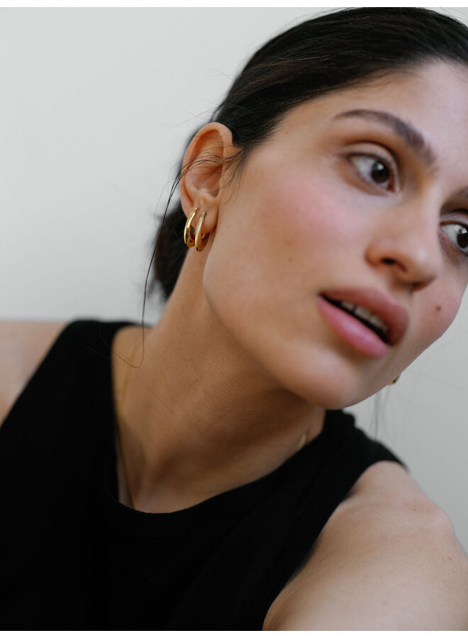 Lena Hoops Gold