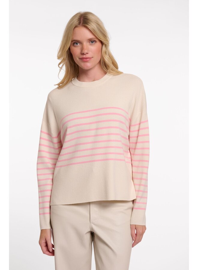 Yelin Short Striped Sweater