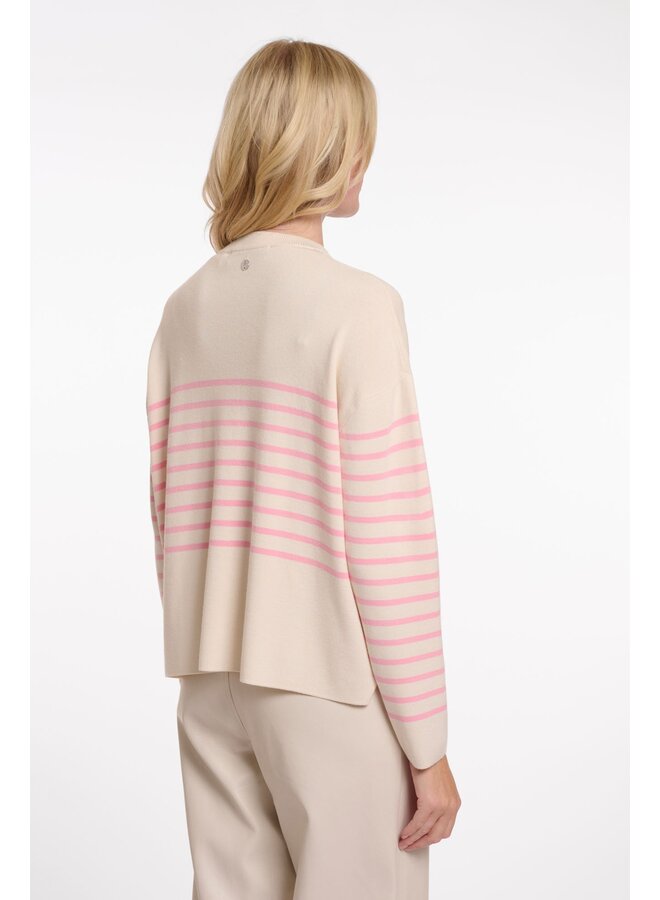Yelin Short Striped Sweater