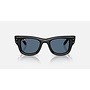 Wayfarer Puffer Black w/ Dark Blue ORB4940