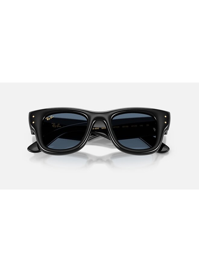 Wayfarer Puffer Black w/ Dark Blue ORB4940