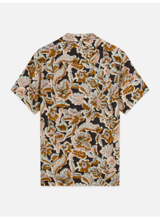 PRINTED VISCOSE REGULAR-FIT SHORT-SLEEVED SHIRT
