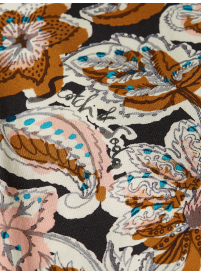 PRINTED VISCOSE REGULAR-FIT SHORT-SLEEVED SHIRT