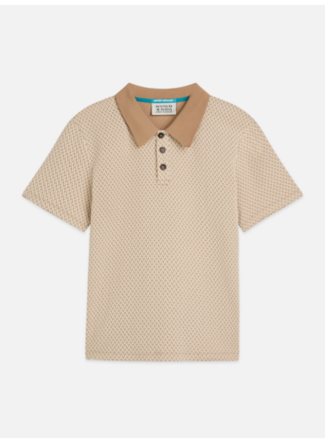 JACQUARD RELAXED-FIT POLO