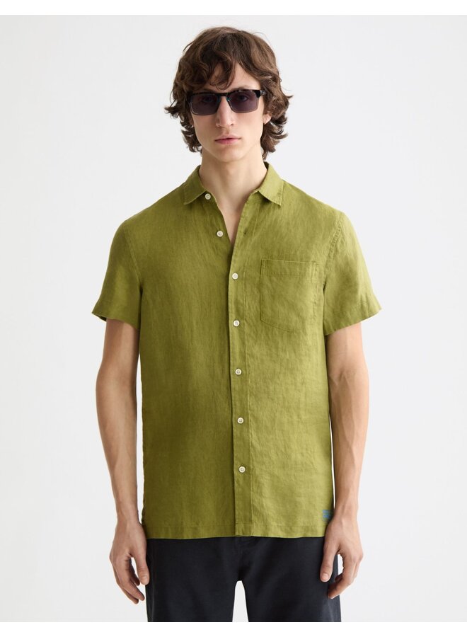 CORE LINEN R-FIT S/S  SHIRT