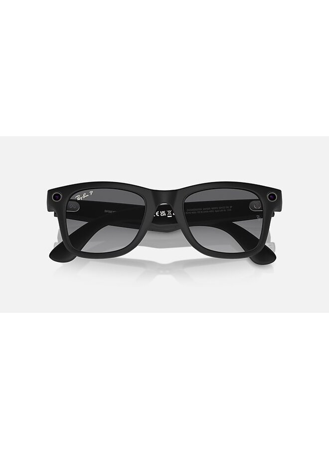 Wayfarer Meta AI Matteblack w/ Polar Gradient Graphite