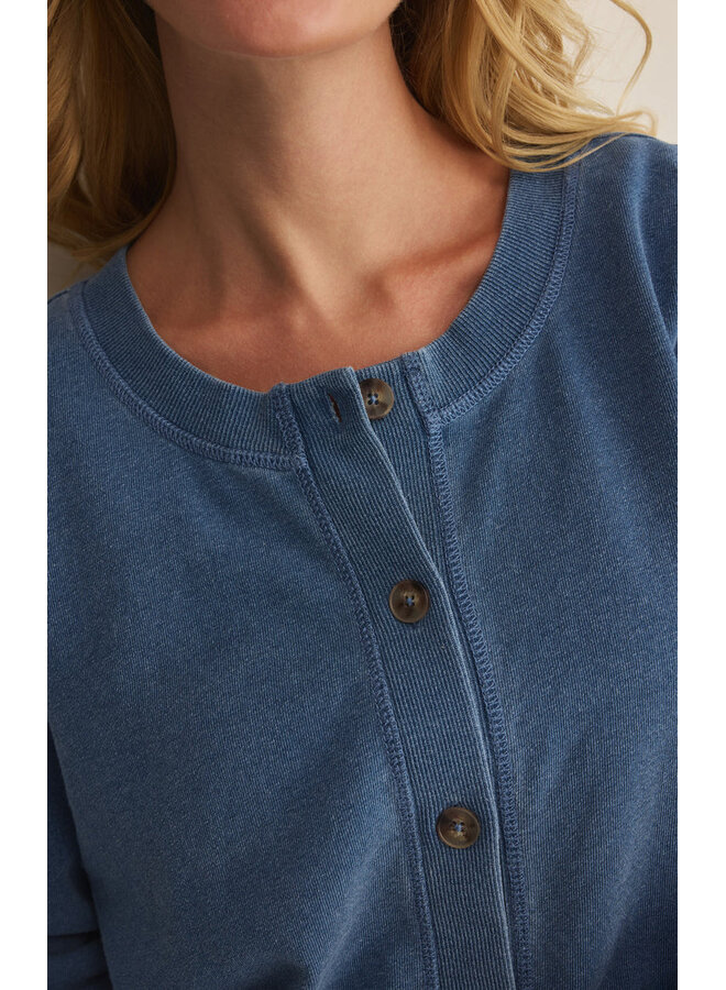 Daily Knit Denim Cardigan