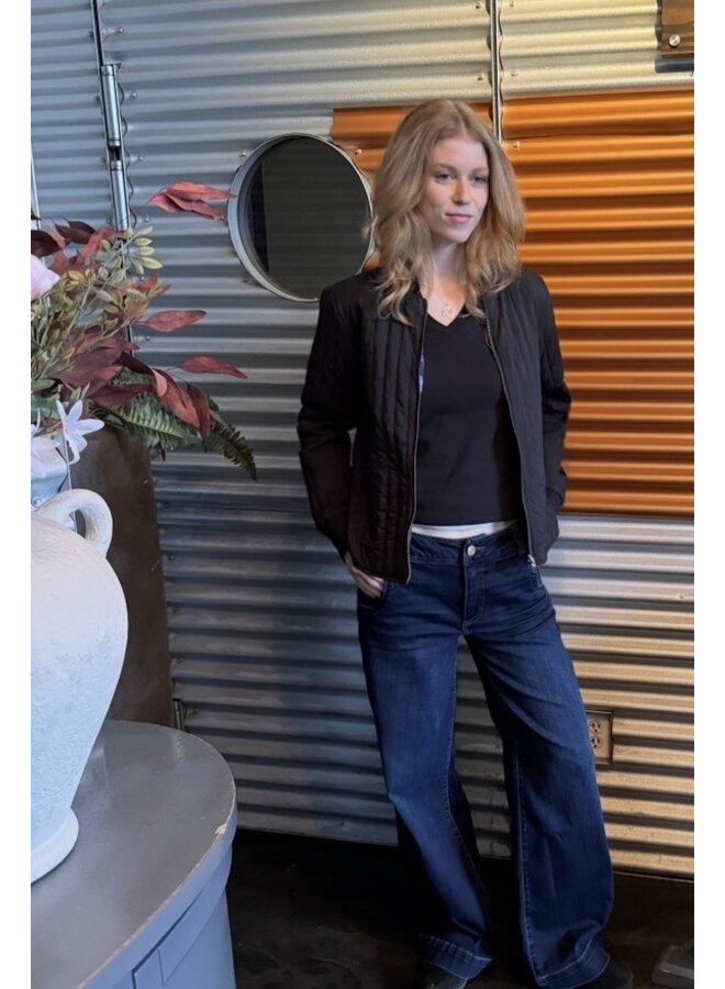 Quilted Reversible Bomber Jacket