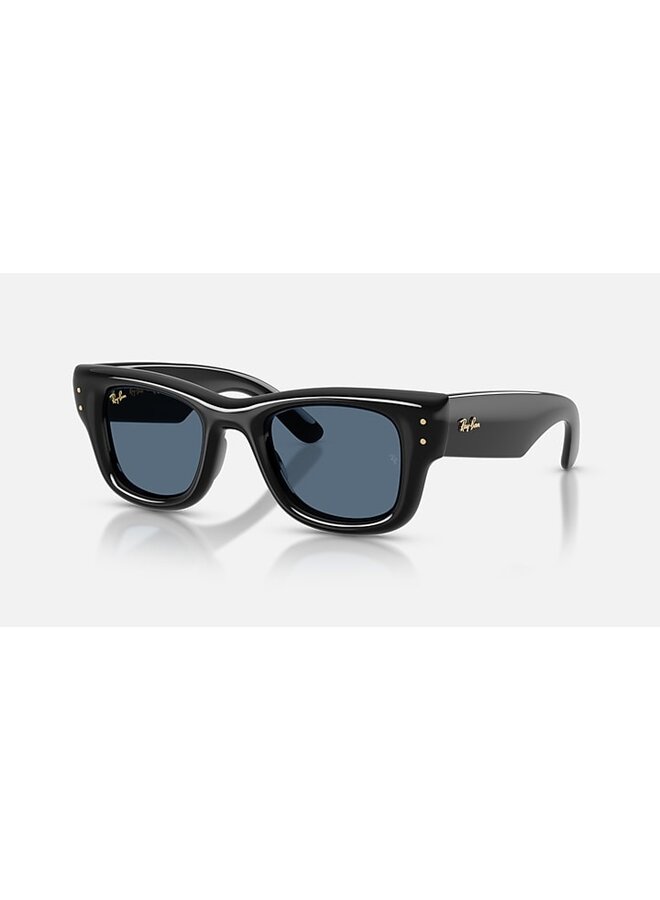 Wayfarer Puffer Black w/ Dark Blue ORB4940