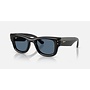 Wayfarer Puffer Black w/ Dark Blue ORB4940