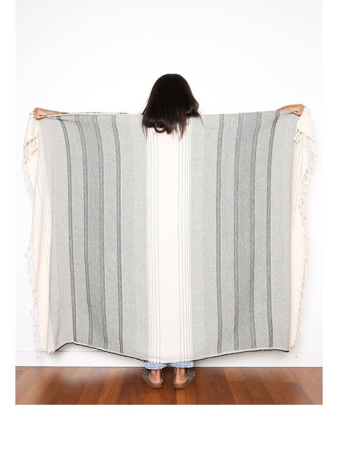 Sonnet Striped Throw