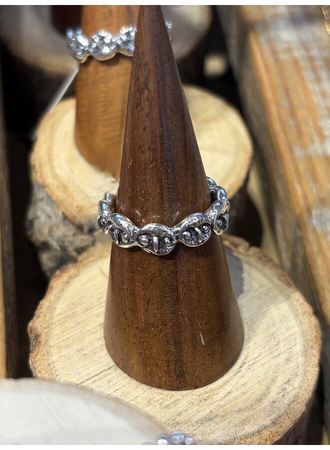 Way Wise Owl Ring Sterling