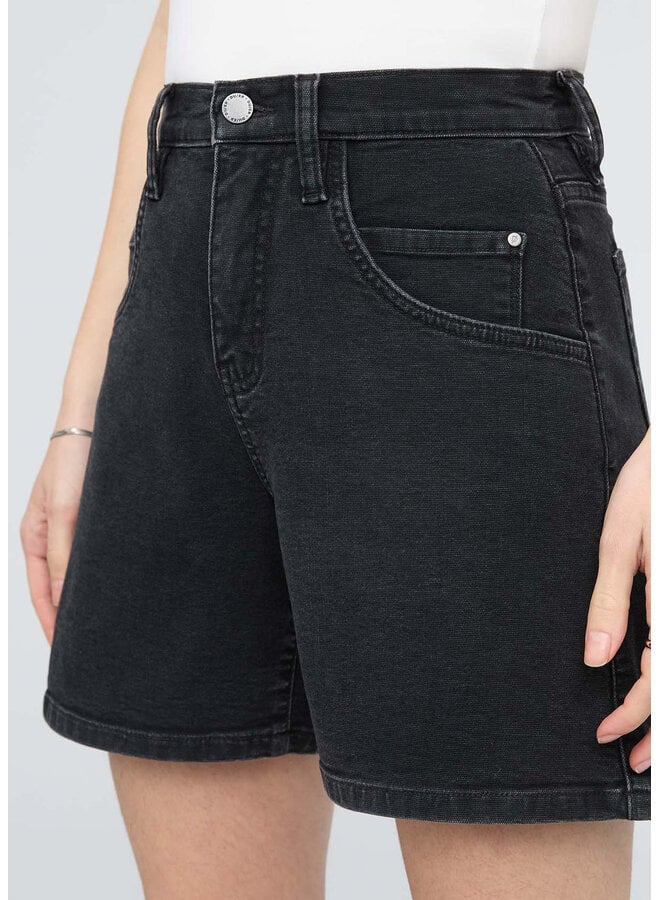 Stretch Canvas High Rise Relaxed Short