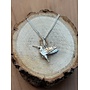 Hummingbird Sterling White Necklace