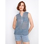 Printed Cotton Gauze Sleeveless