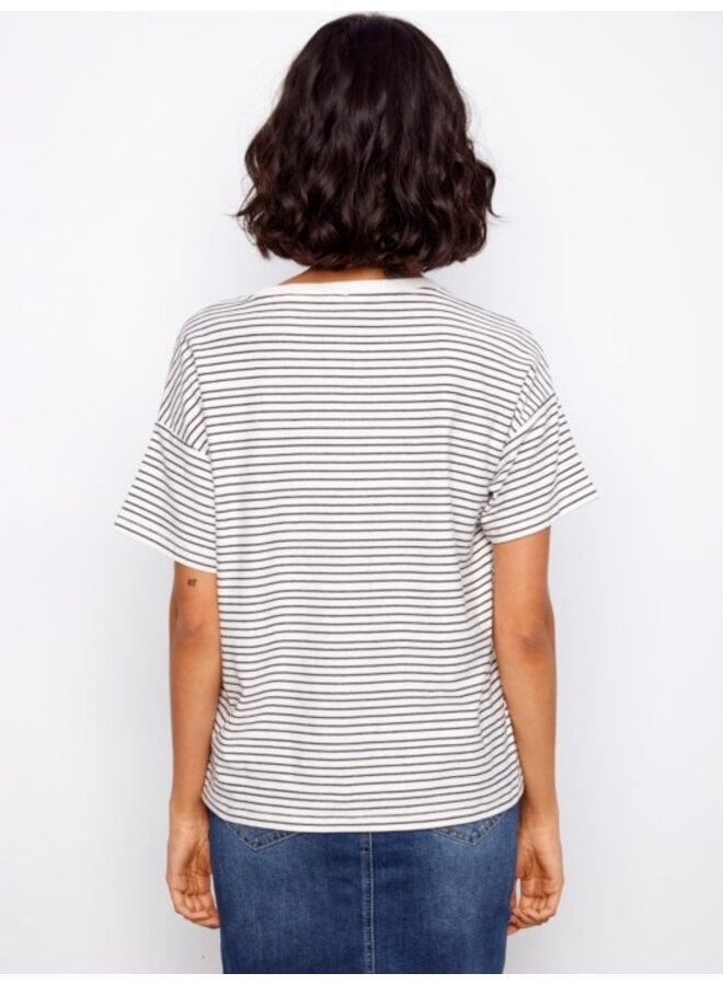 Short Sleeve T Shirt w/ Embroidery