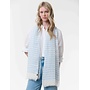 Linen Scarf - True Blue