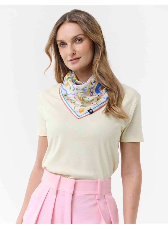 Silk Bandana - Summery Lemon