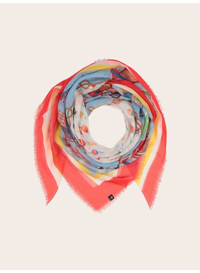 Recycled Polyester Scarf - Maritime Beach House
