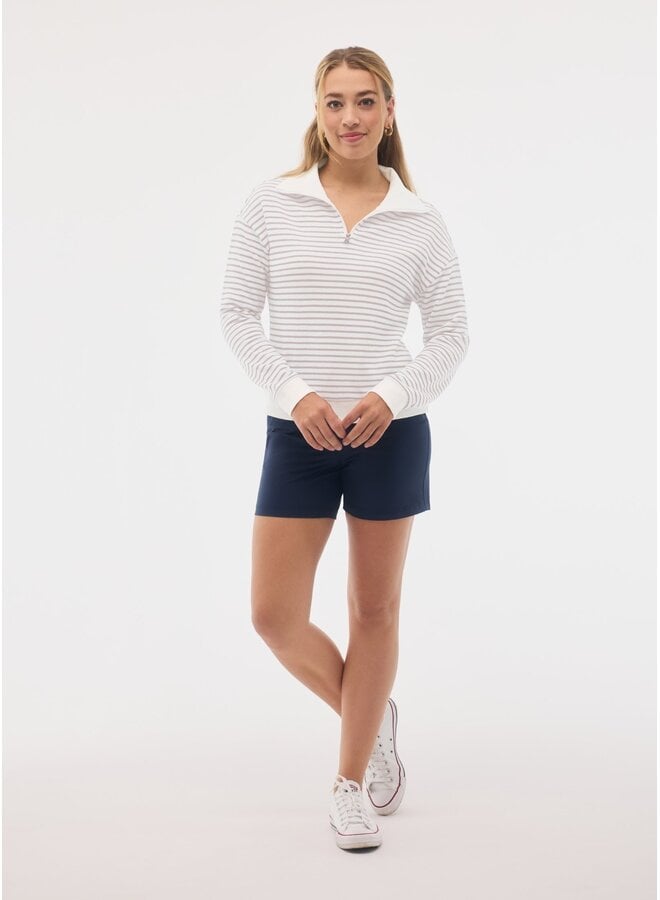 HAMPTON MID ZIP SWEATER