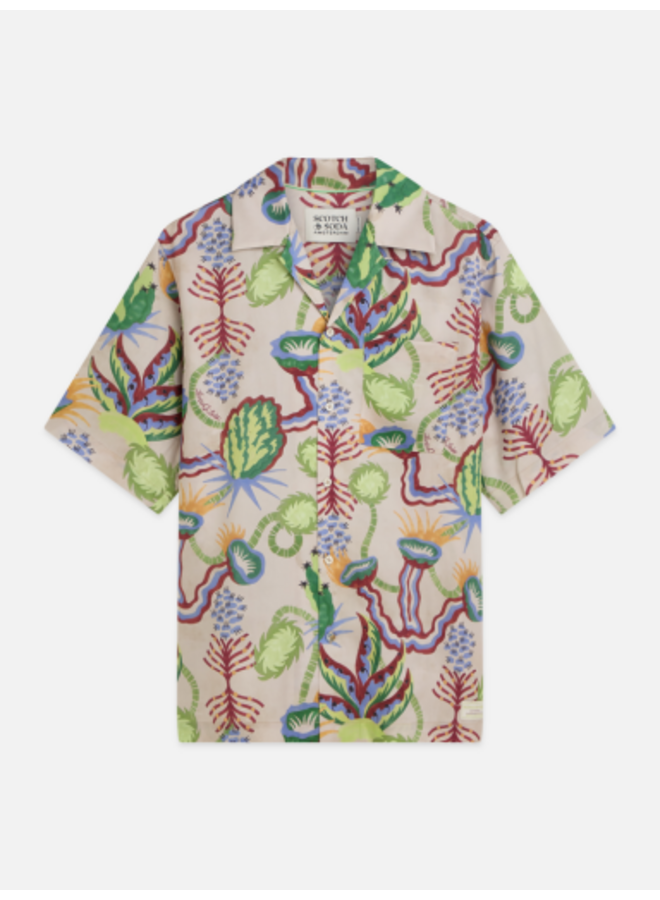 Printed Tencel SS Shirt