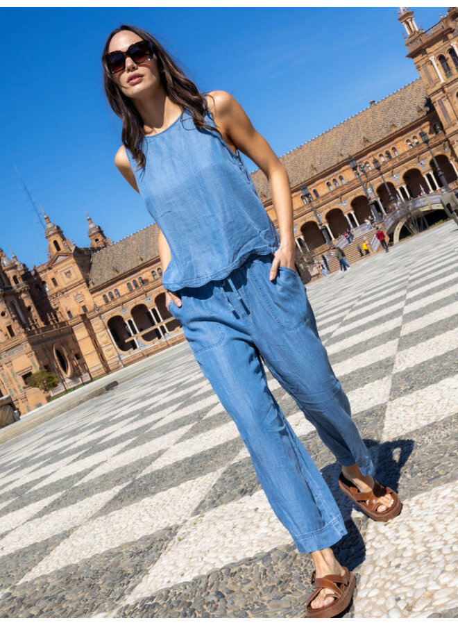 Tencel Wide Leg Pants