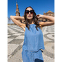 Scalloped Hem Sleeveless