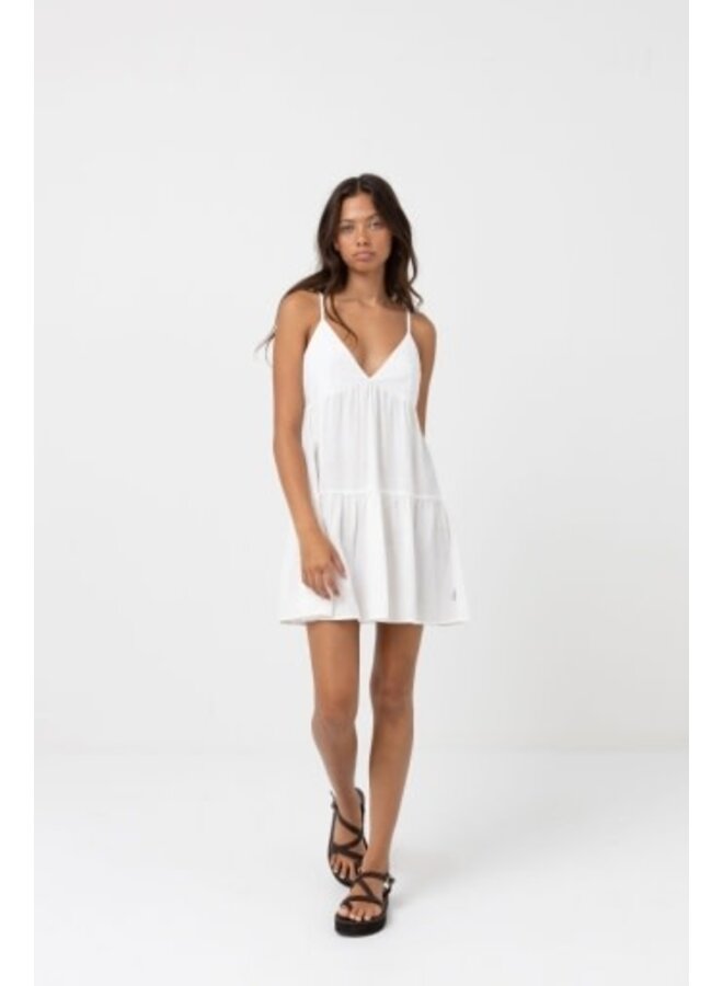 classic tiered mini dress