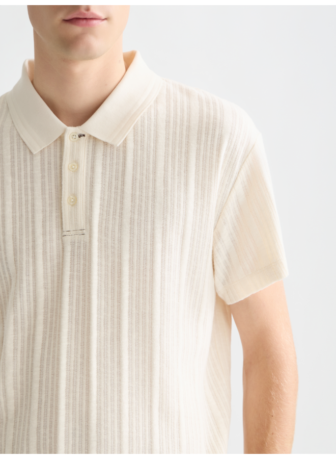 Structured Ribbed Polo