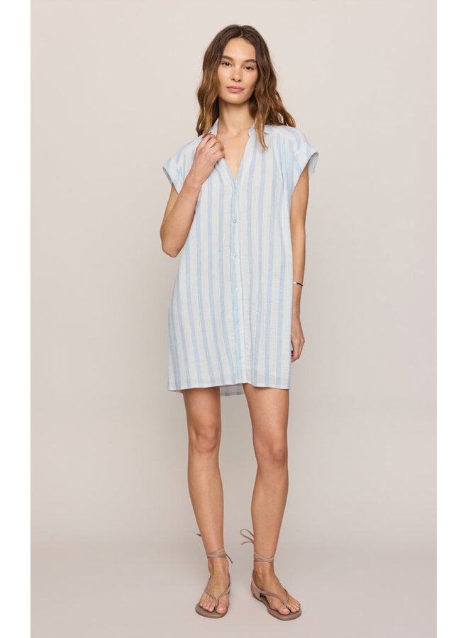 Shellbound Striped Dress