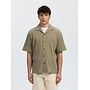Relaxed Fit Ribbed Polo Shirt