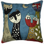 Blue Cat Pillow Case