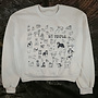 Women's My People Cropped Crew Neck Sweatshirt