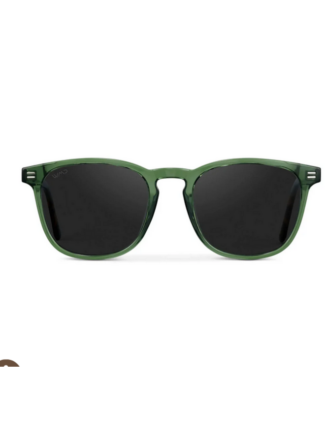 Nick Polarized Emerald Green / Black Lens