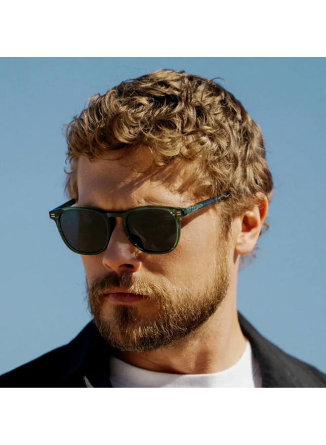 Nick Polarized Emerald Green / Black Lens