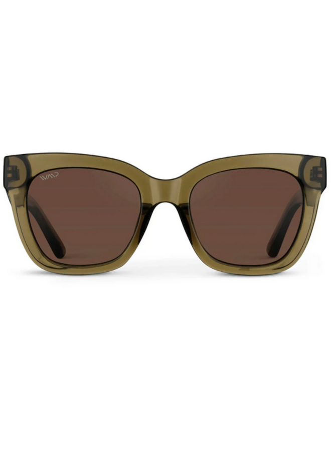 Stormi Polarized Khaki Crystal Green / Brown Lens