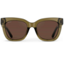 Stormi Polarized Khaki Crystal Green / Brown Lens