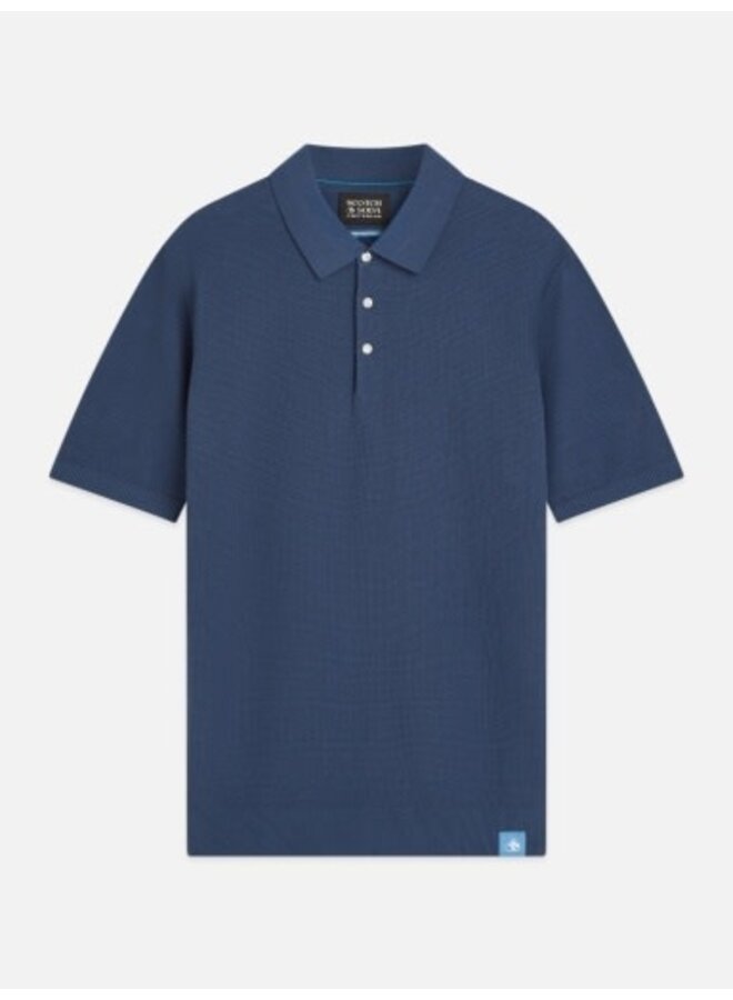 SEASONAL CORE STRUCTURED KNITTED REGULAR-FIT POLO