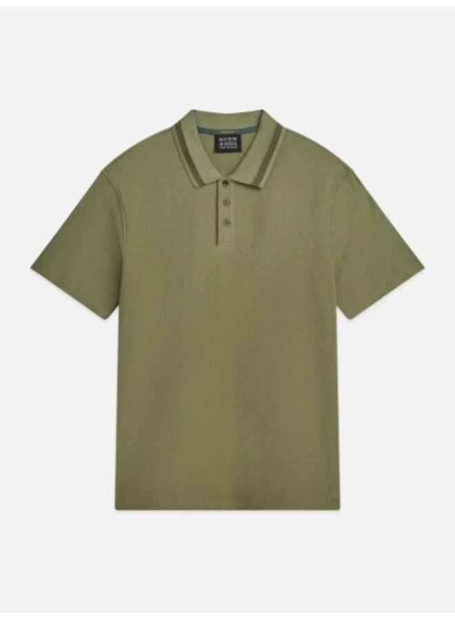 STRUCTURED RELAXED-FIT POLO