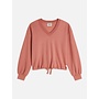 Modal V-neck sweatshirt
