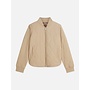 Quilted reversible bomber