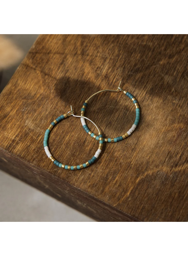 Petite Dewy Hoops